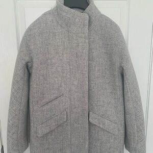 J crew cocoon coat in Italian stadium cloth wool  0 Petite